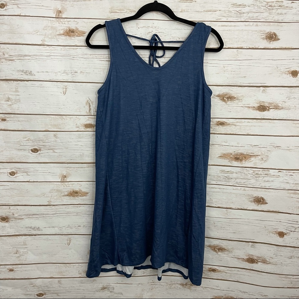 Sinuous Boutique Tie Back Trapeze Tank Dress
